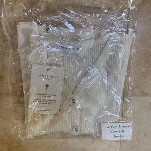 Jamie Kay Cardigan Cotton Modal Cardi 2y Milk